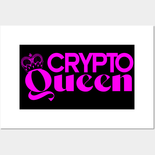 Crypto Queen Wall Art by My Tee Style